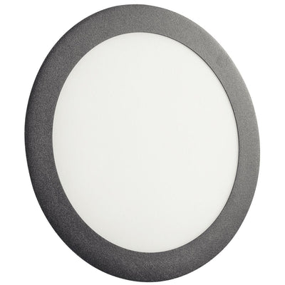 Plafon Fita LED Tramontina Redondo de Embutir Preto 24 W 3000 K 1680 lm Luz Neutra