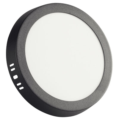 Plafón de Cinta LED Tramontina Cuadrado de Sobreponer Negro 12 W 3000 K 840 lm Luz Cálida