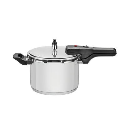 Panela de Pressão Tramontina Brava em Aço Inox com Fundo Triplo 22 cm 6 L