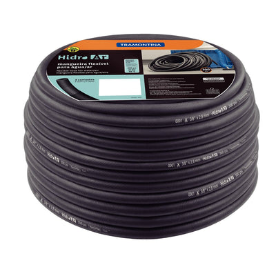 Mangueira Hidro Ar 300 psi Tramontina para Água/Ar em PVC Flexível 1/4" x 2,6 mm 3 Camadas 50 m
