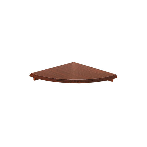 Prateleira Canto Tramontina em Madeira Pinus com Acabamento Castanho Escuro 200x200x18 mm
