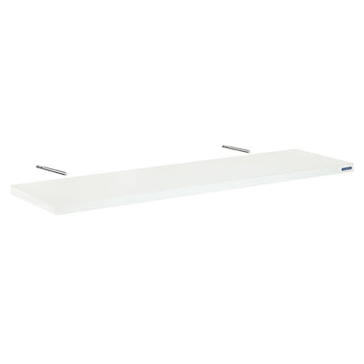 Prateleira Tramontina Elite em Madeira Pinus com Acabamento Cor Branco e Suporte Invisivel 600x250x25 mm